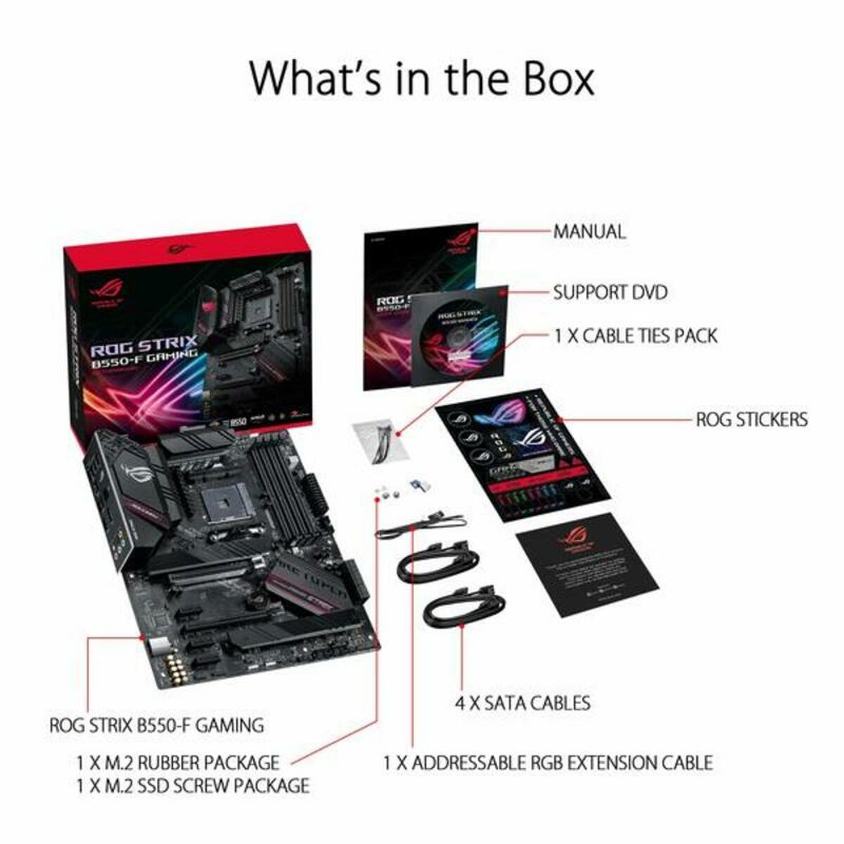 Placa Mãe Gaming Asus ROG STRIX B550-F GAMING AMD B550